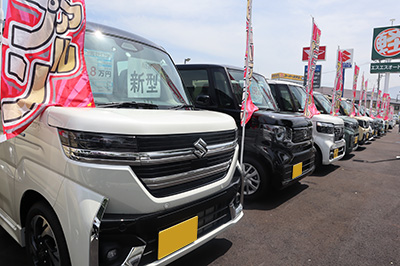 まだ使用していないクルマです